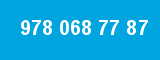 978 068 77 87 978 068 77 87